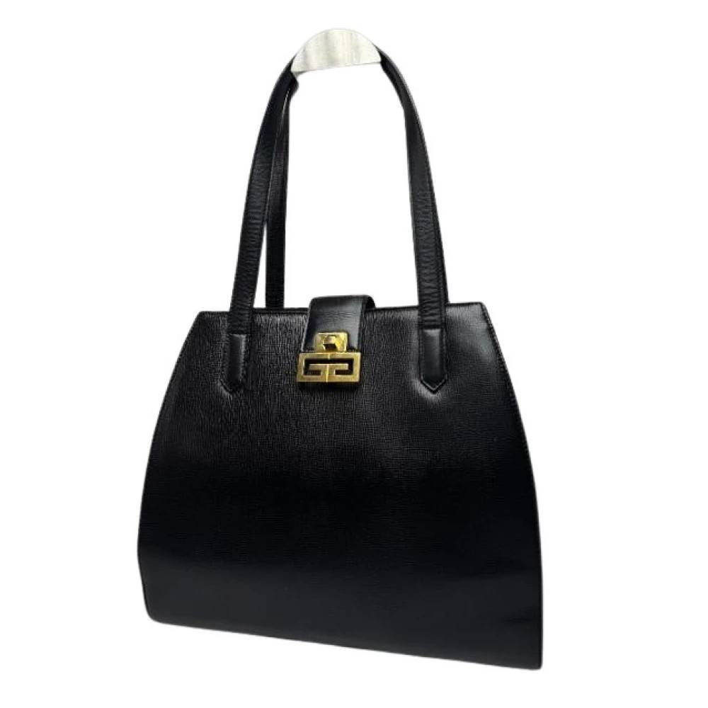 Givenchy Pre-owned Pre-owned Canvas Håndtaske - Vintage - Dame - Sort - ONE SIZE -