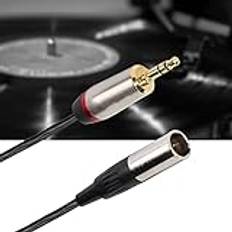 3,5 Mm Hane Mini XLR Ljudkabel Adapter Kamera Fotografiutrustning Mini XLR 3pin Hane 3,5 Mm Hane Stereo PVC 12x9x1cm (3 meter / 9,8 fot)