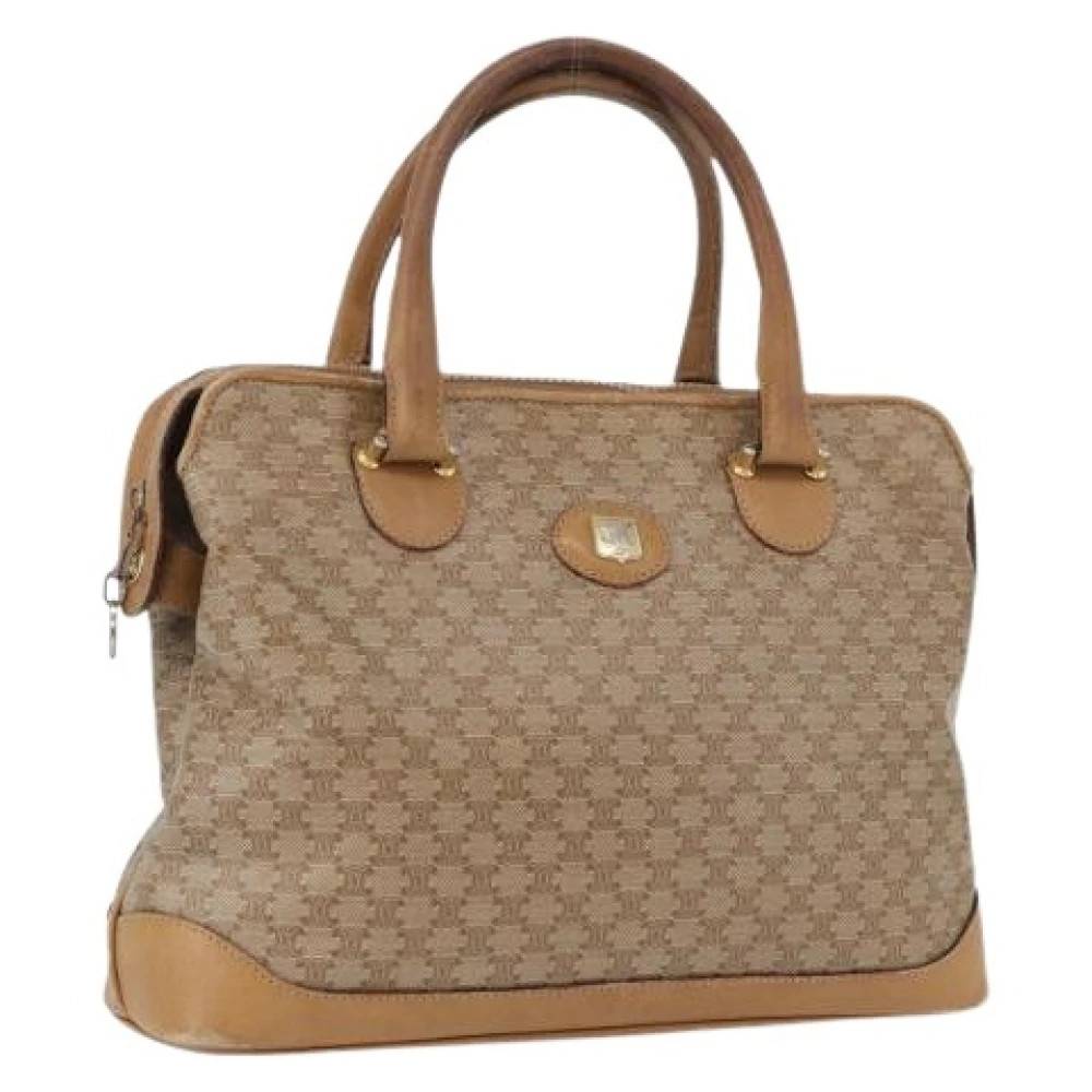 Celine Vintage Pre-owned Vintage Håndtaske - Vintage - Dame - Beige - ONE SIZE - Uld