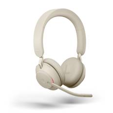 JABRA HEADSET EVOLVE2 65 LINK380 USB-C UC STEREO BEIGE