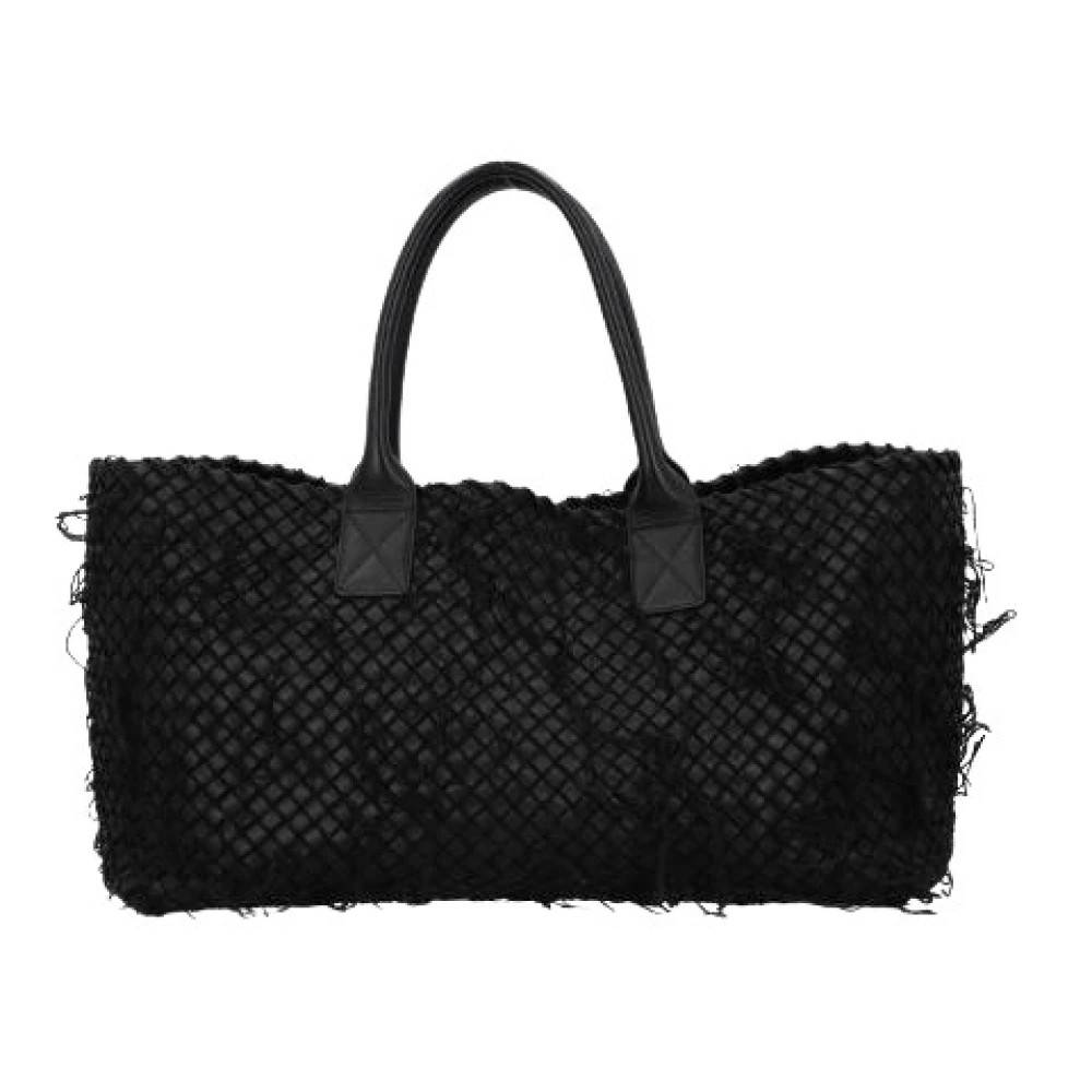 Bottega Veneta Vintage Pre-owned Shopper Cabat - Vintage - Dame - Sort - ONE SIZE - Læder