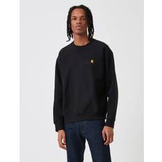 Carhartt-WIP American Script Sweatshirt - Black - Black / XS