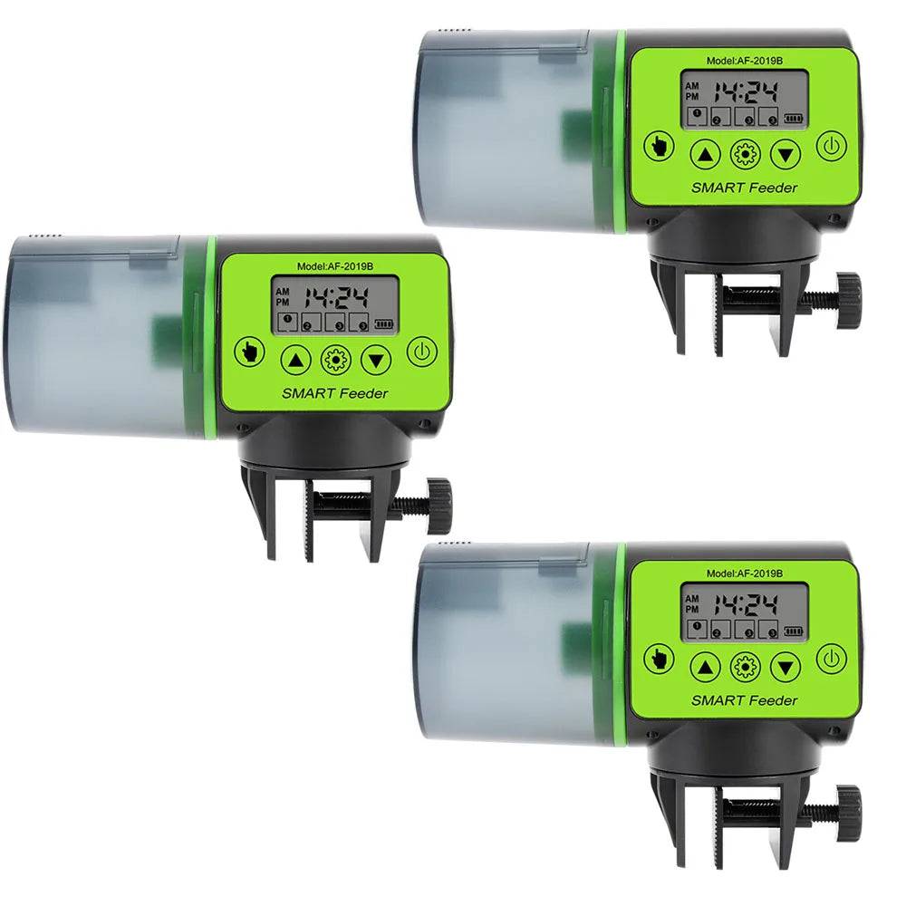 Large Capacity Intelligent Timed Automatic Fish Tank Feeder - Fish feeder-3PC / L (L)