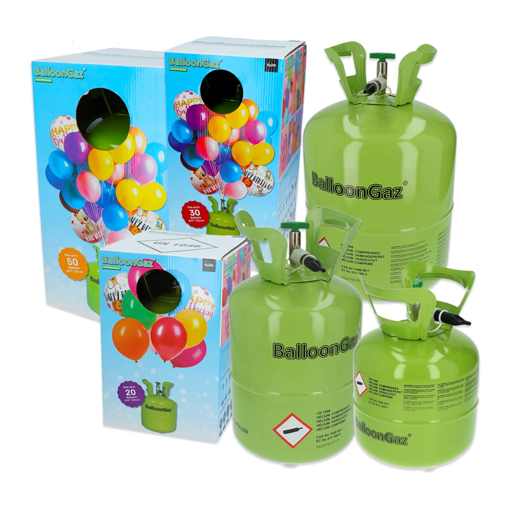 Heliumflaske - Helium til 20, 30 eller 50 balloner