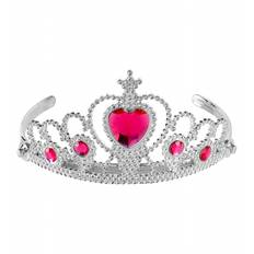 Tiara Silver med rosa stenar