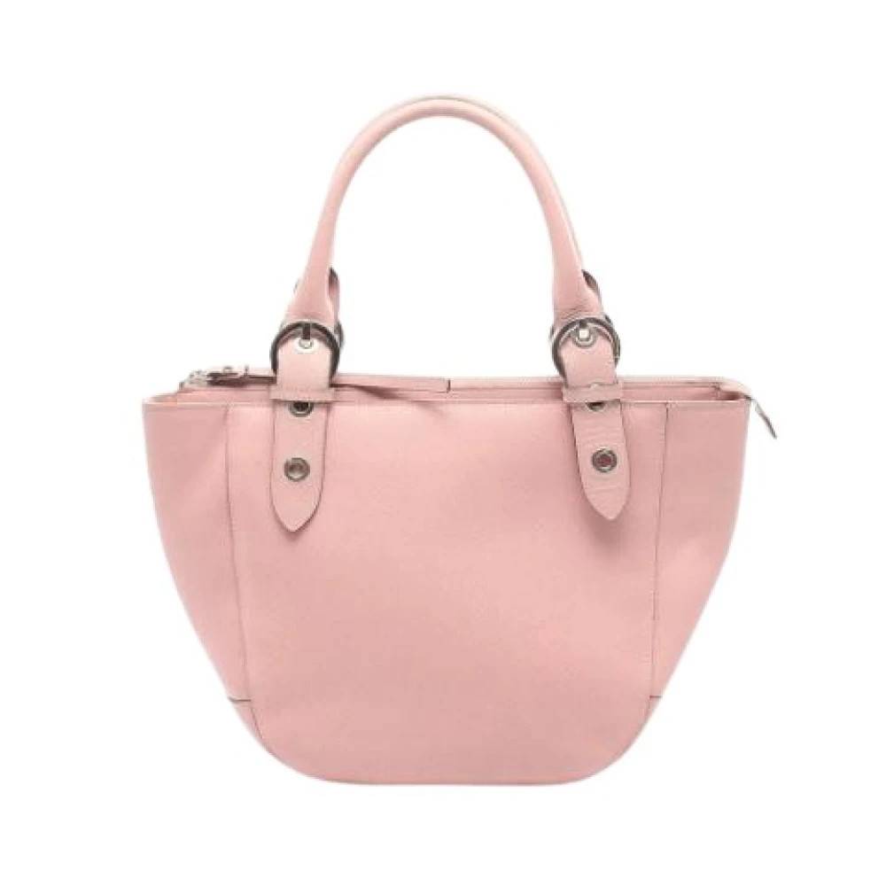 Salvatore Ferragamo Pre-owned Pre-owned Håndtaske - Vintage - Dame - Lyserød - ONE SIZE - Læder