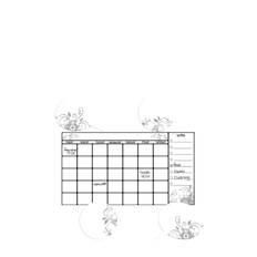 Wallstickers - Whiteboard Calendar Home Kids Decor Wall Stickers White RoomMates