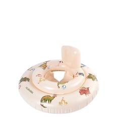 Babybadering Alfie - Dino Beach Toys Bath & Water Toys Water Toys Swim Rings Cream Filibabba