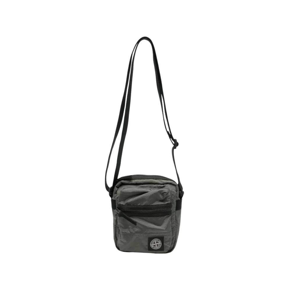 Stone Island Cross Body Taske - Tasker - Herre - Grøn - ONE SIZE - Uld