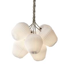 LE KLINT THE BOUQUET CHANDELIER Pendel 7 Skærme - Medium / Papir