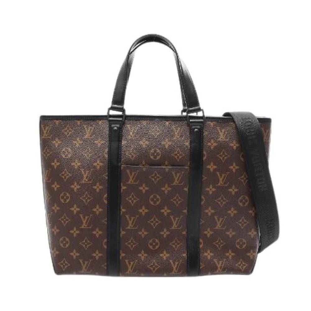 Louis Vuitton Vintage - Pre-owned Weekend Tote PM Monogram Macassar 2way tote bag Vintage - Dam - ONE Size - Läder