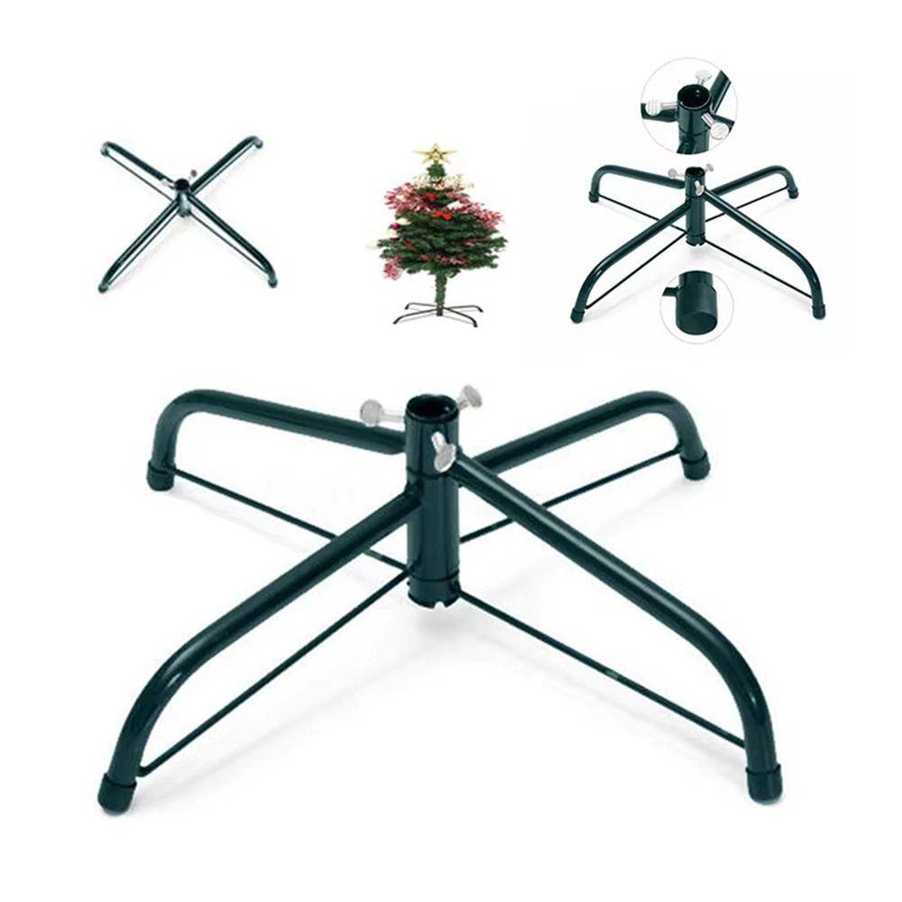 Rotating Christmas Tree Stand Base Metal Artificial Christmas Tree Base  Christmas Tree Accessory 30cm