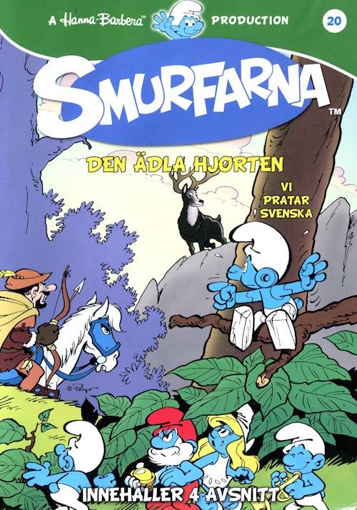 DVD - Smurfarna # 20: Den ädla hjorten (Beg)