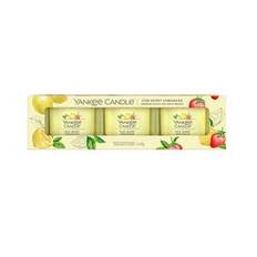 Confezione 3 Candele Votive in Vetro Iced Berry Lemonade Set 3X37gr