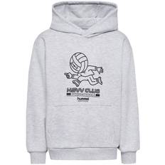 Hummel Hættetrøje - HmlJR - Headball - Light Grey Melange - Hummel - 11-12 år (146-152) - Hættetrøje