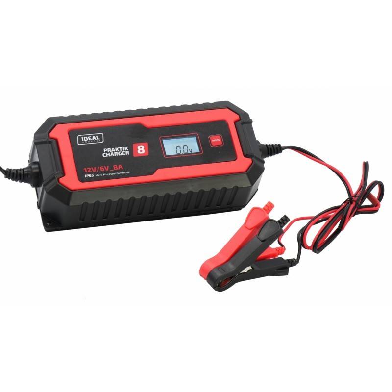 IDEAL PROFESSIONAL PCHARGE8 Batteriladdare 1,2-180Ah, 6/12V, 2/8A