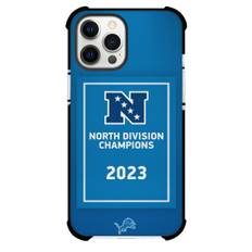 NFL Detroit Lions Phone Case For iPhone Samsung Galaxy Pixel OnePlus Vivo Xiaomi Asus Sony Motorola Nokia - Lions Logo On Blue Background And Text North Divison Champions 23