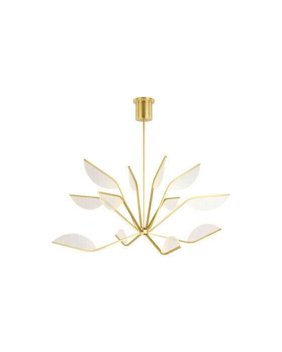Belterra 48 Chandelier Natural Brass