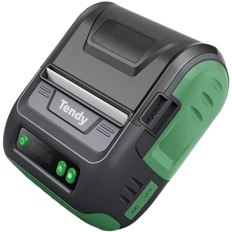 Tendy Scriptor Label Printer Black With Green Details, OneSize