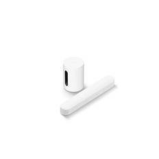 Sonos Sub Mini Trådlös subwoofer (vit) + Sonos Beam