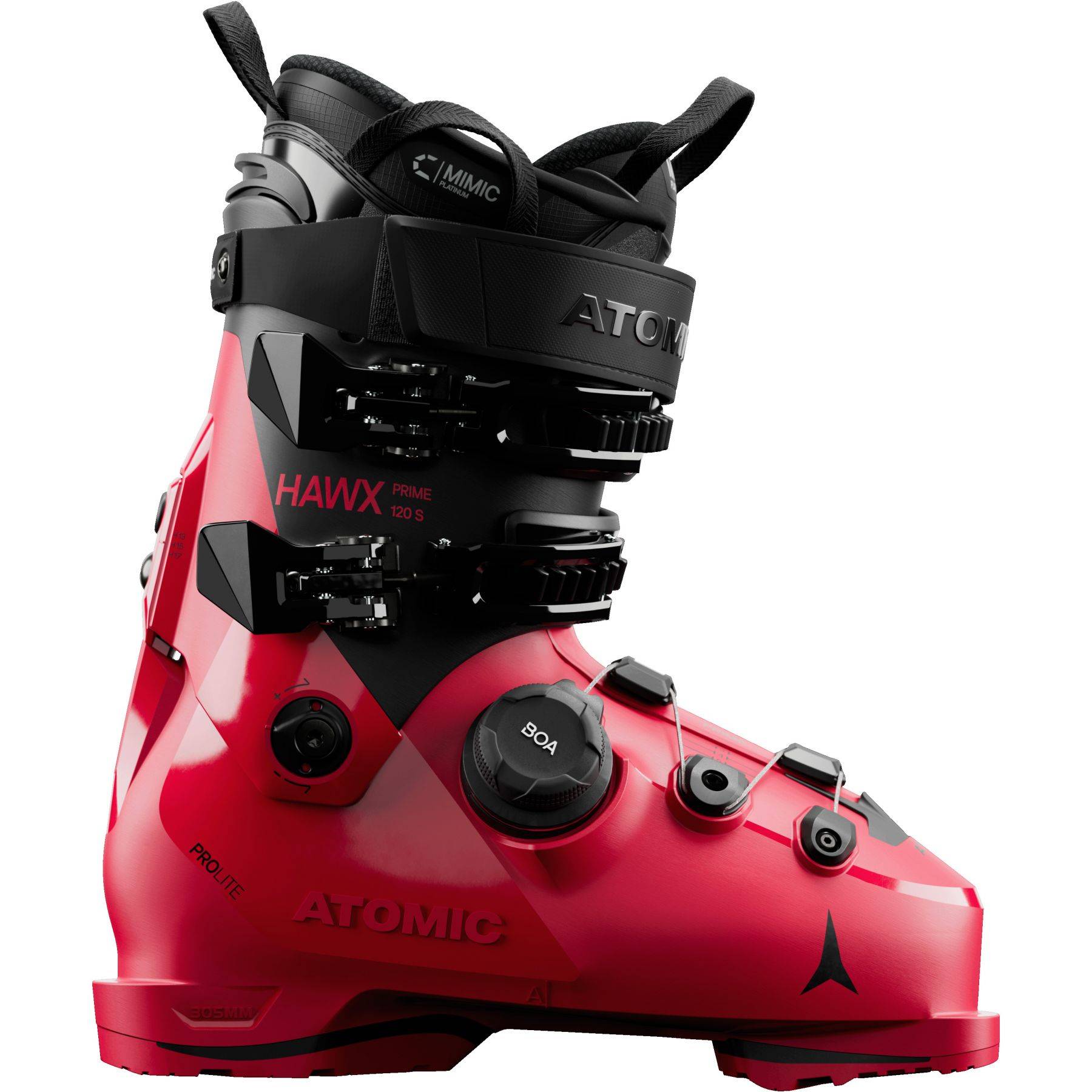 Atomic Hawx prime 120 S BOA, skistøvler, herre, rød/sort