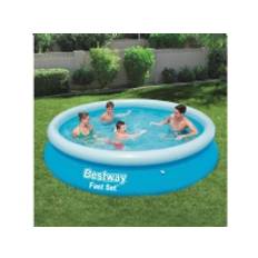 Bestway oppustelig swimmingpool Fast Set, rund, 366x76 cm, 57273 Lumarko!