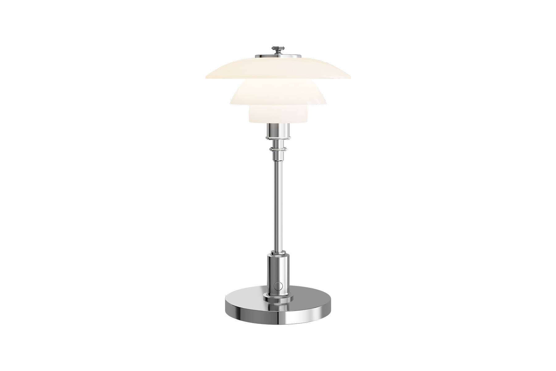 PH 1/1 Portable Lampe High lustre chrome plated.