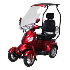Arvo Mobilitetsscooter med Kaleche P600 Rød