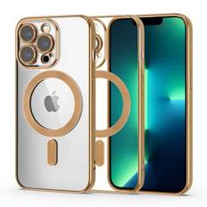 Stötåligt MagSafe Kompatibelt Skal iPhone 12 Pro - Guld