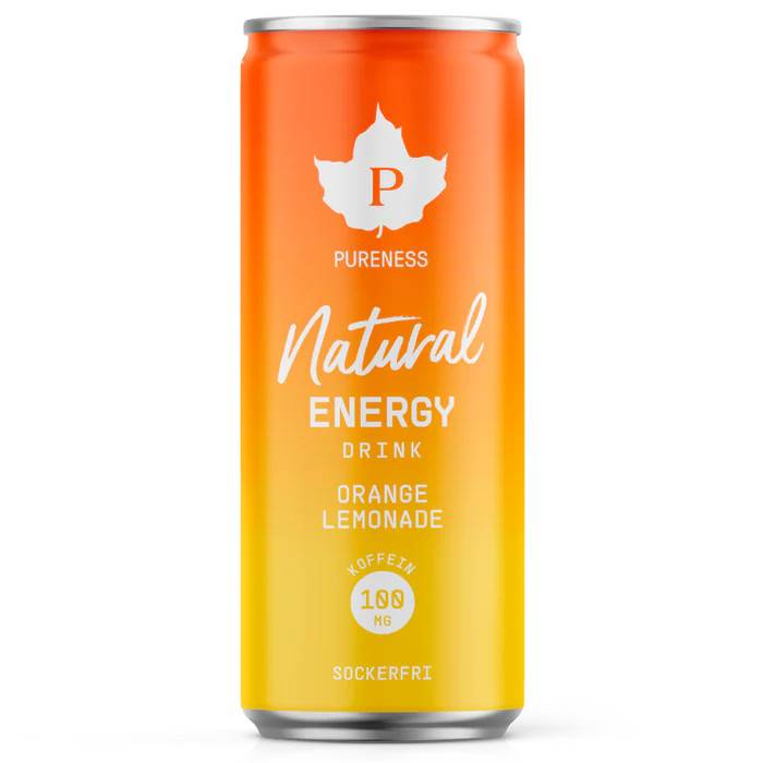 Natural Energy Drink Orange Lemonade 330 ml Pureness