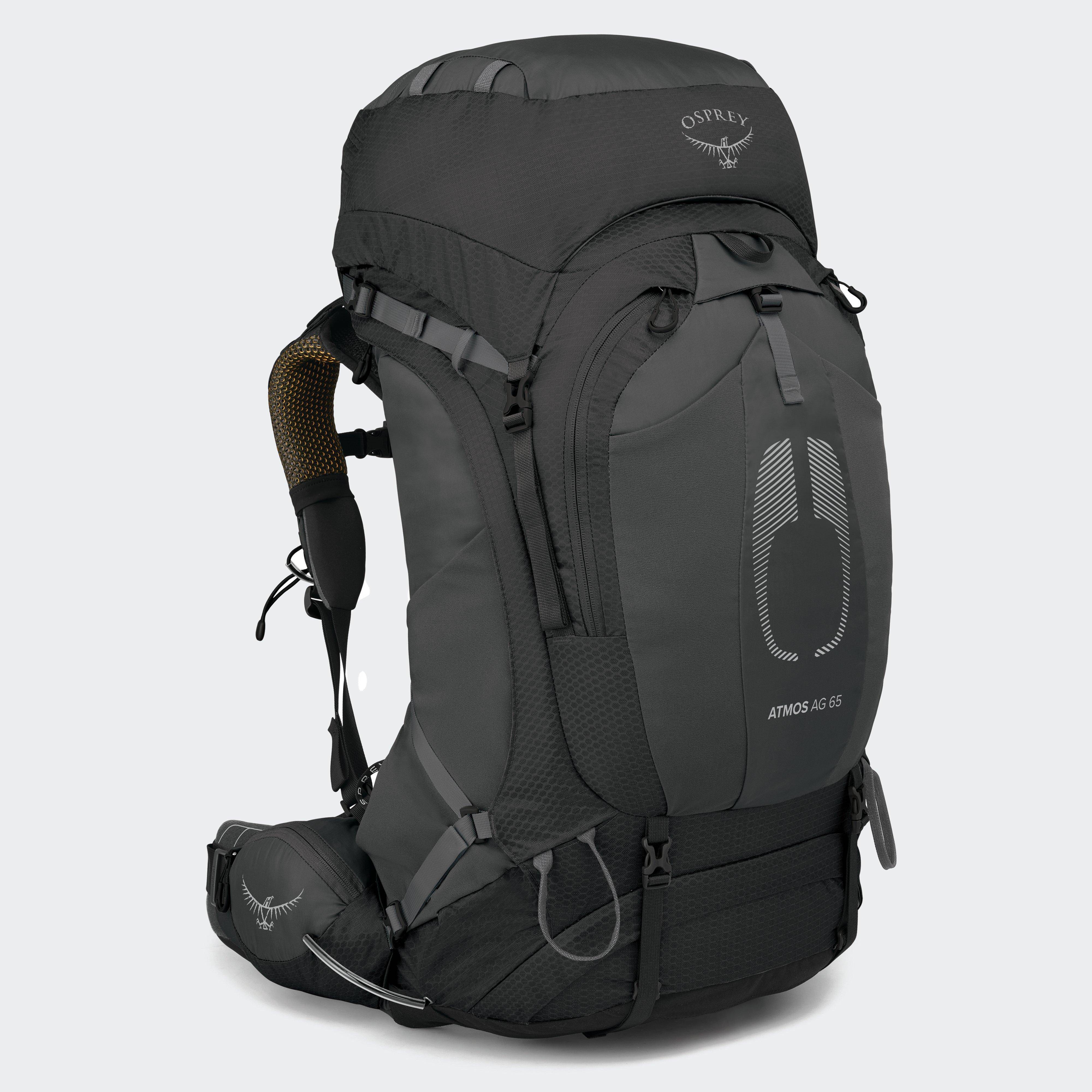 Osprey Men's Atmos AG 65 Litre Rucksack (L/XL), Black