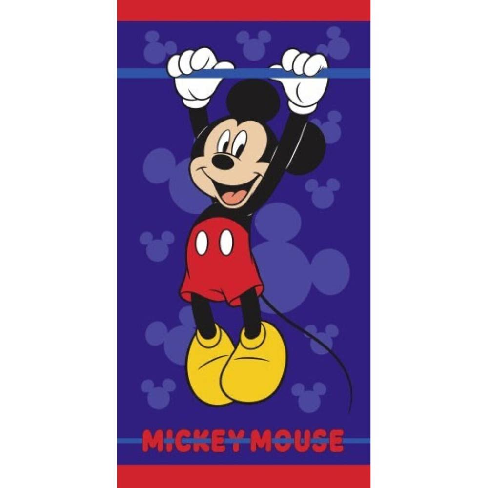 Disney Mickey Force badhandduk, strandhandduk 70x140 cm (Fast Dry)