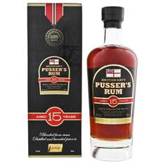 Rom - Pussers Navy rum 15 år Nelson's Blood 70 cl.