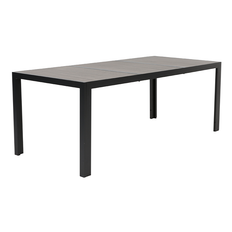 Ceramico Havebord Alu/keramik 90x195 cm - Sort/Grå