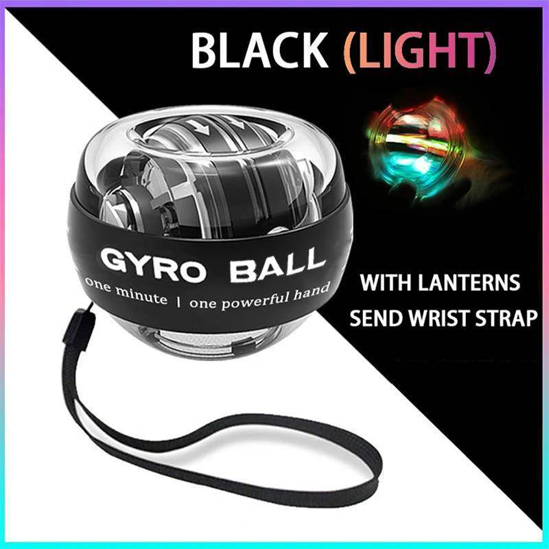 100KG Gyro Power Ball Handtränare LED Handledsstärkare Muskuleringsträning Powerball Handledsträningsutrustning Rörelse Lättvikt
