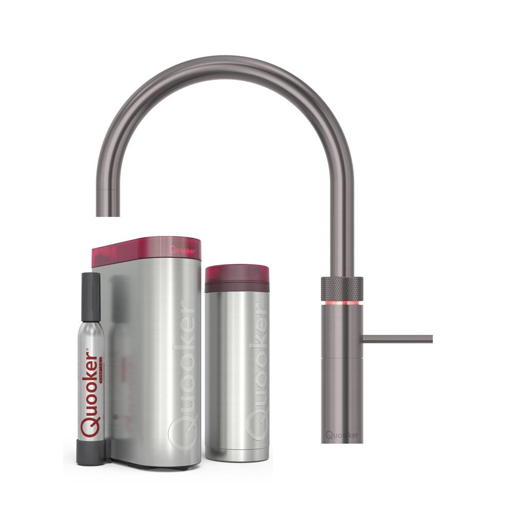 Quooker Fusion Round inkl. PRO3 & CUBE - Gun Metal.