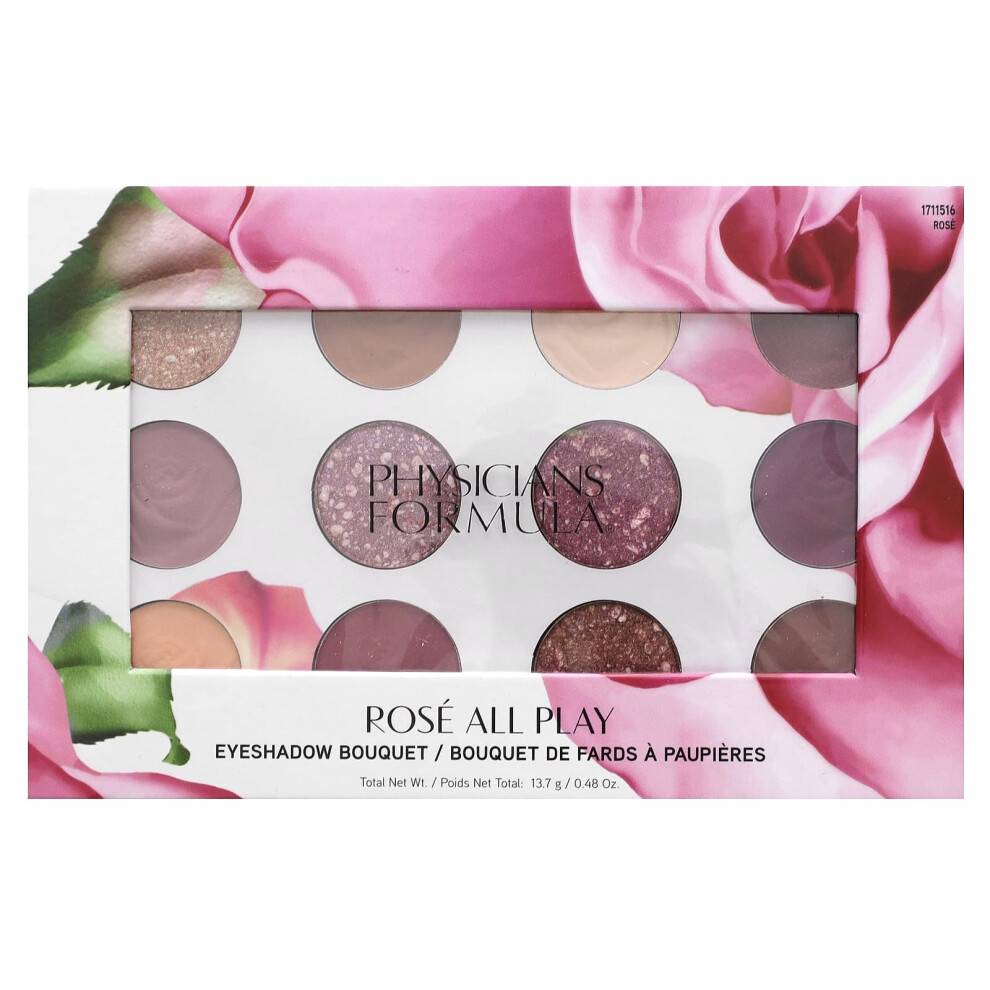 Rosé All Play, Eyeshadow Bouquet, 1711516 Rose, 0,48 oz (13,7 g)