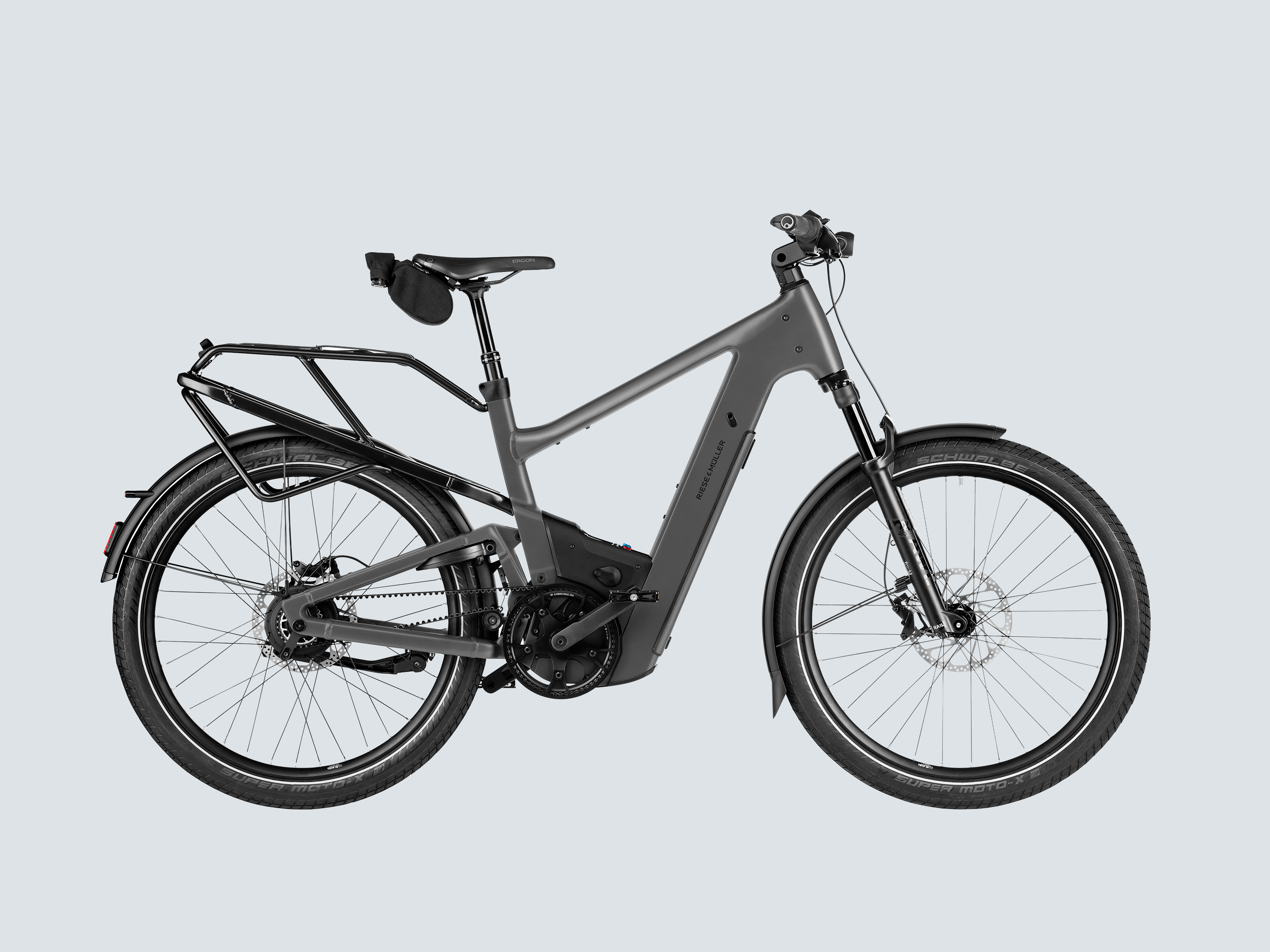 Riese & Müller Delite5 Vario - Stone Grey / 56 cm (180-200 cm)