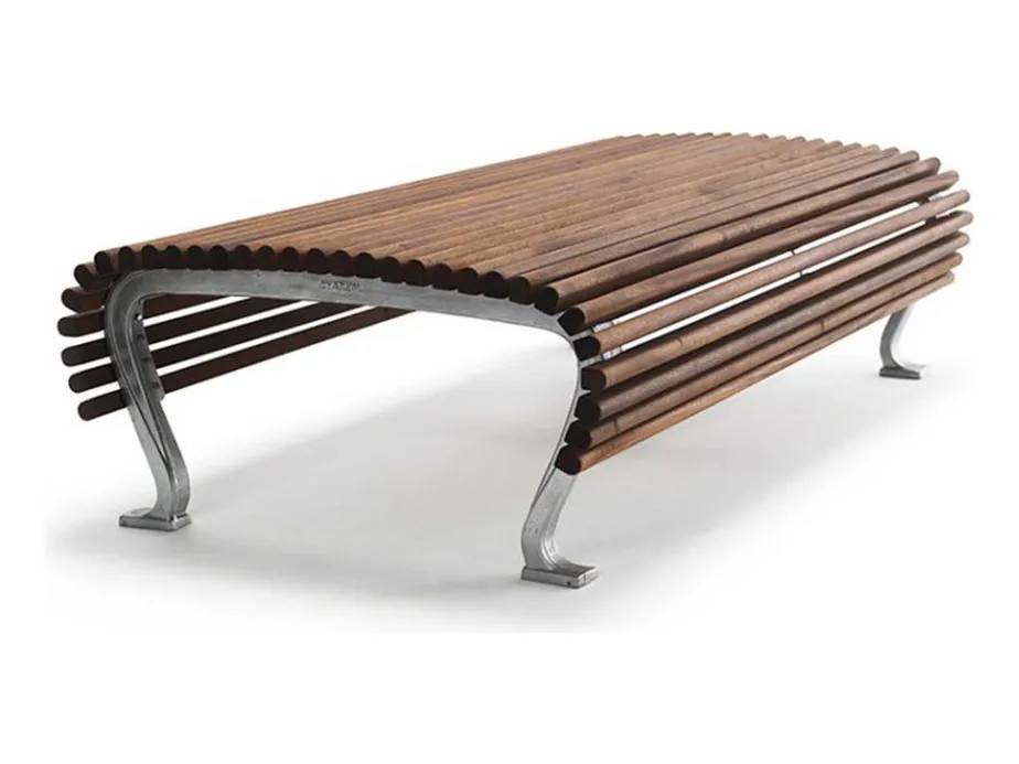 Byarums bruk Jujol bänk Natur/oljad mahogny 180 cm