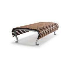 Byarums bruk Jujol bänk Natur/oljad mahogny 180 cm