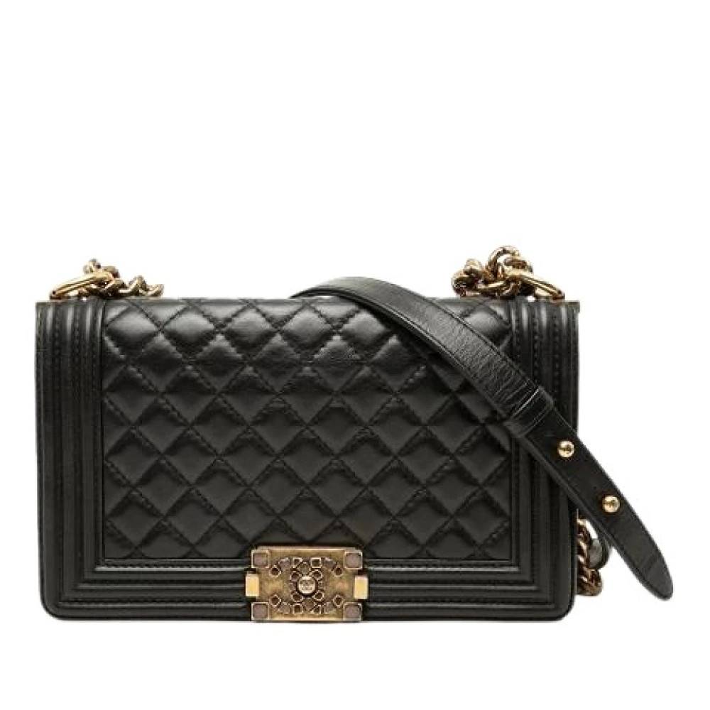 Chanel Vintage - Pre-owned Boy Flap Axelremsväska Vintage - Dam - ONE Size - Läder