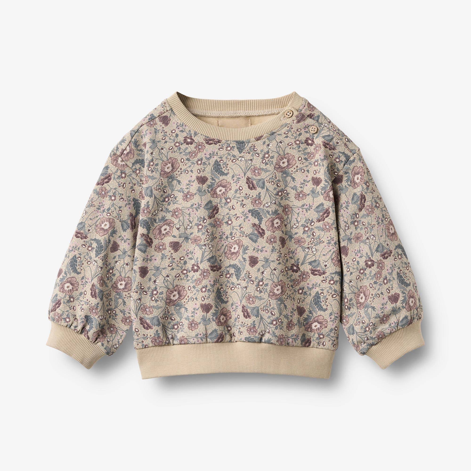 WHEAT® - Sweatshirt Lia - soft sand flowers - Str 92.