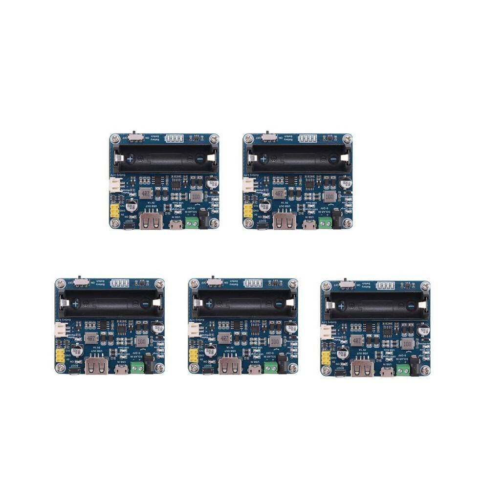 5X Waveshare Solar Power Management Module for 6V-24V Solar Panel,Supports MPPT Function,USB Connection Battery Charging