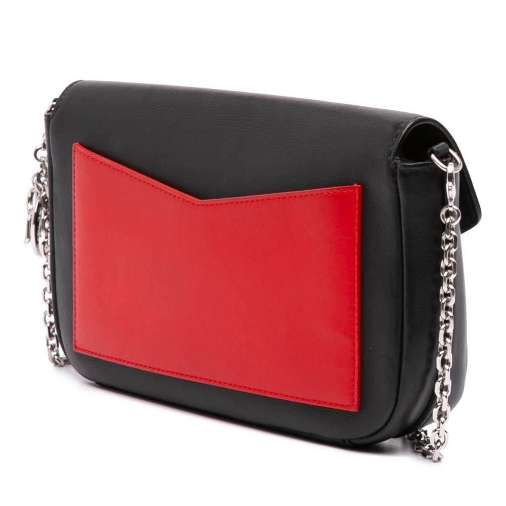 Dior Vintage Crossbody Bag Stl.  - Black (L 13.50cm x W 23cm x D 4cm)