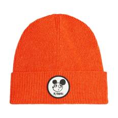 Mini Rodini, Børn, unisex, Orange, 56 CM, Uld, Kasket med uldkant
