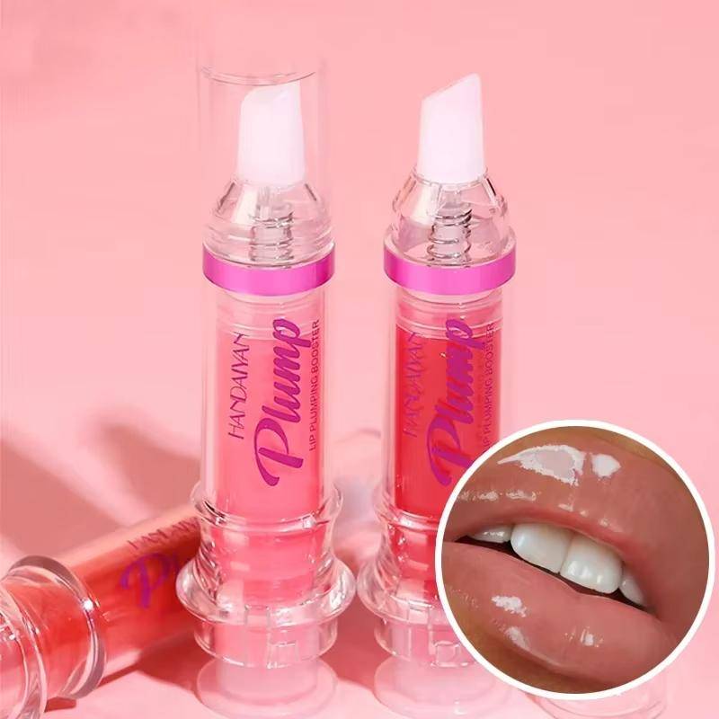 PLUMP POUT Lip Plumping Booster Gloss Hög glans för fylligare läppar Extrem glans Kristallvolym Lip Oil Kosmetika Makeup