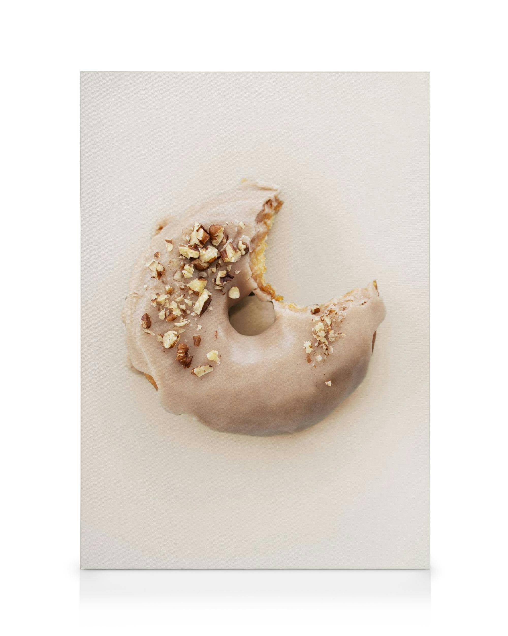 Canvastavlor Donut Eat Me Canvastavla (30x40 cm - Svart ram)