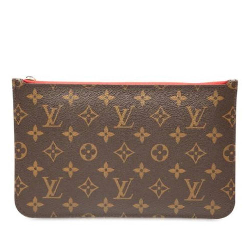Louis Vuitton Vintage Pre-owned Clutch - Vintage - Dame - Brun - ONE SIZE - Tyl