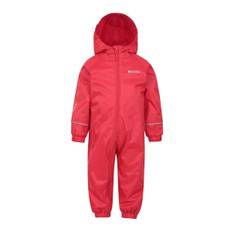 Mountain Warehouse Mountain Warehouse Red Junior Spright Waterproof Puddlesuit
