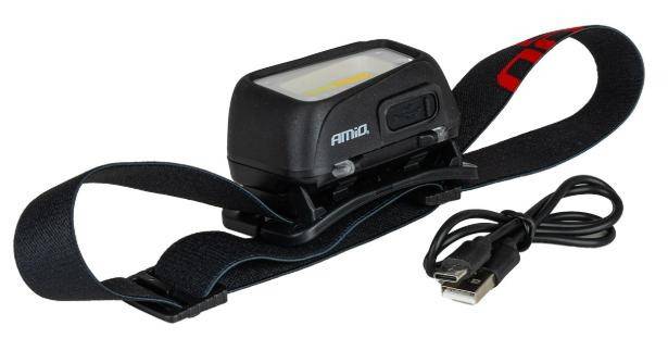 AMiO 04666 Pannlampa 1800 mAh, 78 × 50.5 × 37 mm, Motion sensor